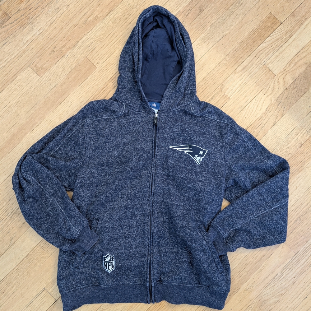 New England Patriots NFL Blue Hoodie with Logo